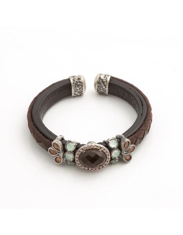 Pulsera plata Raive CM-7