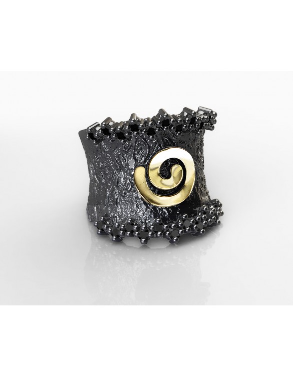Anillo plata oro Bohemme 5EOL024R