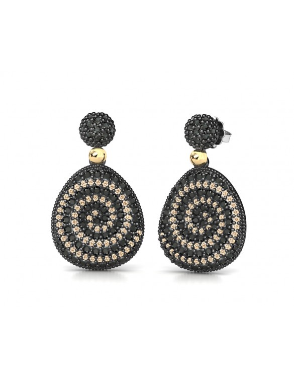 Pendientes plata Bohemme 7UNI001E