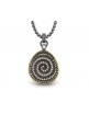 Colgante plata oro Bohemme 7UNI001P42