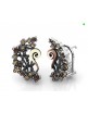 Pendiente plata oro Bohemme 7DRM001E
