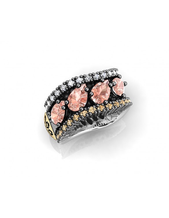 Anillo plata oro Bohemme 7WAV006R
