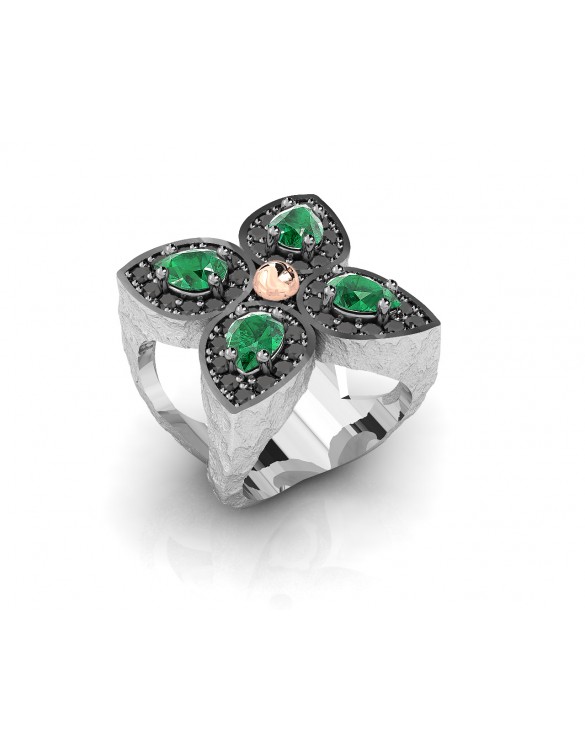 Anillo plata oro Bohemme 5FTN0004R