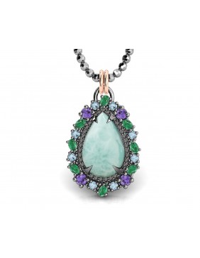 Colgante plata oro Bohemme 5ATL006P43