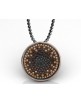 Colgante plata oro Bohemme 7FOR004P43