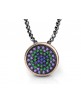 Colgante plata oro Bohemme 7FOR011P43
