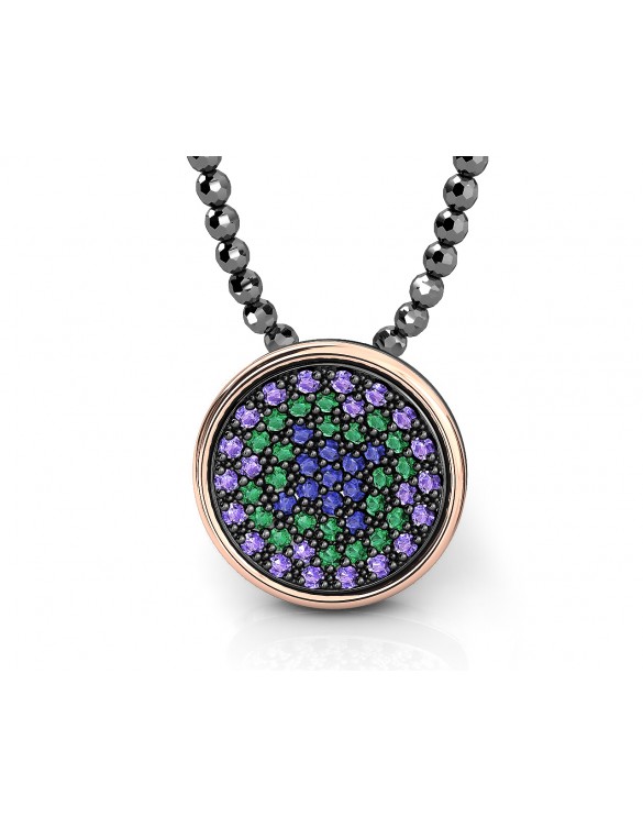 Colgante plata oro Bohemme 7FOR011P43