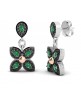 Pendientes plata oro Bohemme 5FTN002E