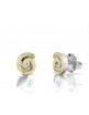Pendientes plata oro Bohemme 7OCE005E