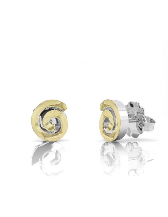 Pendientes plata oro Bohemme 7OCE005E
