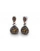 Pendientes plata oro Bohemme 7PEB035E