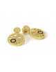 Pendientes plata dorada Luca Lorenzini ORB88-3.