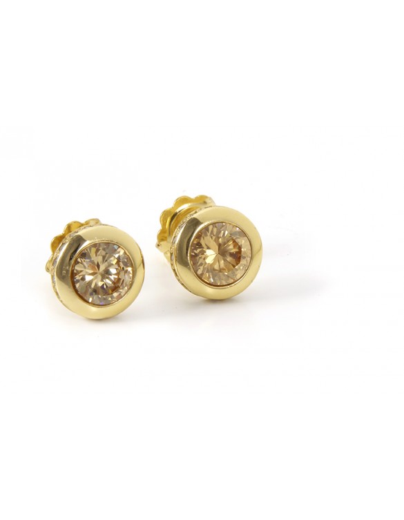 Pendientes plata dorada Luca Lorenzini ORB112-5 